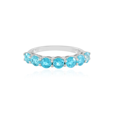 Bague en argent et Topaze Paraiba