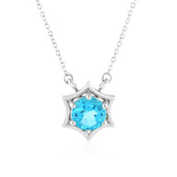 Collier en argent et Topaze Paraiba