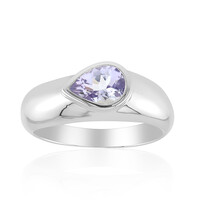 Bague en argent et Tanzanite lilas  (Pallanova)