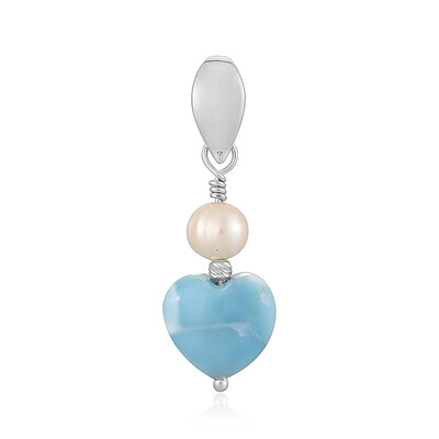 Pendentif en argent et Larimar