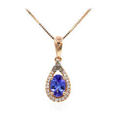 Collier en or et Tanzanite AAA