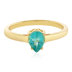 Bague en argent et Apatite bleue