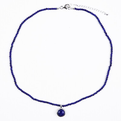 Collier en argent et Lapis-Lazuli