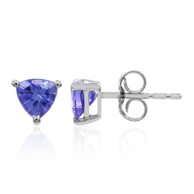 Boucles d'oreilles en or et Tanzanite AAA