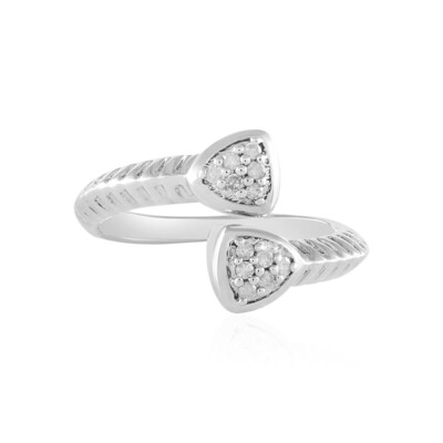 Bague en argent et Diamant I2 (H)