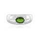 Bague en argent et Diopside de Russie