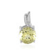 Pendentif en argent et Quartz citron