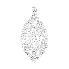 Pendentif en argent et Diamant PK (H)