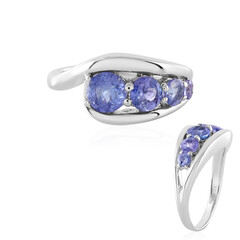 Bague en argent et Tanzanite