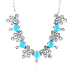 Collier en argent et Turquoise Sleeping Beauty