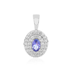 Pendentif en argent et Tanzanite