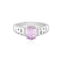 Bague en argent et Kunzite