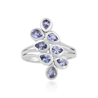 Bague en argent et Tanzanite