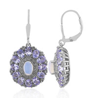 Boucles d'oreilles en argent et Opale Welo