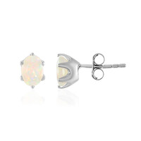 Boucles d'oreilles en argent et Opale Welo