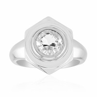 Bague en argent et Quartz Herkimer (Pallanova)