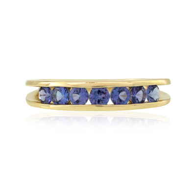 Bague en or et Tanzanite AAA (de Melo)