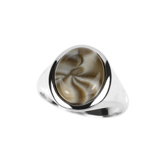 Bague en argent et Pierre de feu