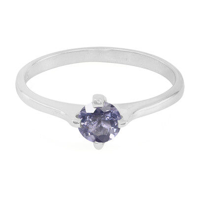 Bague en argent et Quartz Myrtille