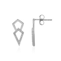 Boucles d'oreilles en argent et Zircon