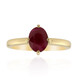 Bague en or et Rubis de Birmanie