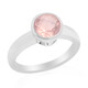 Bague en argent et Quartz rose (MONOSONO COLLECTION)