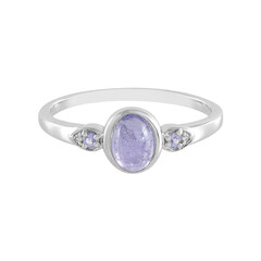 Bague en argent et Tanzanite