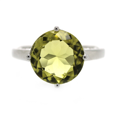 Bague en argent et Quartz de l'Ouro Verde