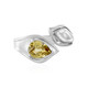 Bague en argent et Zircon jaune (SAELOCANA)