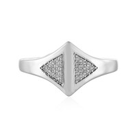 Bague pour homme en argent et Zircon