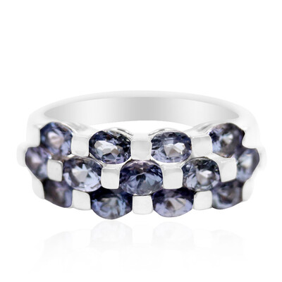 Bague en argent et Tanzanite