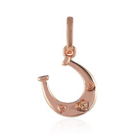 Pendentif en or et Diamant rose de France SI1 d'Argyle 