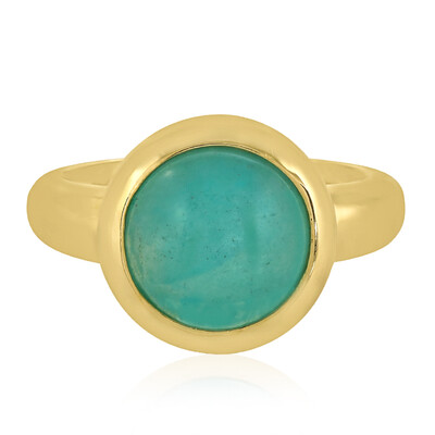 Bague en argent et Amazonite (MONOSONO COLLECTION)