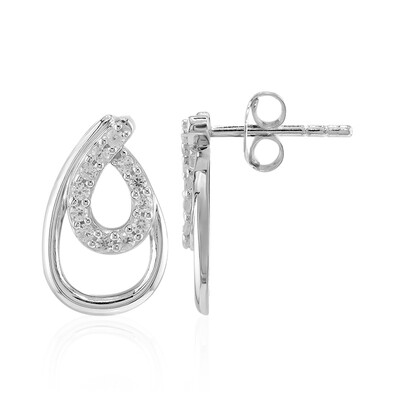 Boucles d'oreilles en argent et Zircon