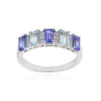 Bague en or et Tanzanite AAA