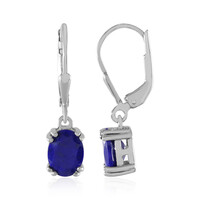 Boucles d'oreilles en argent et Lapis-Lazuli