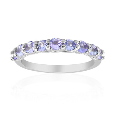 Bague en argent et Tanzanite