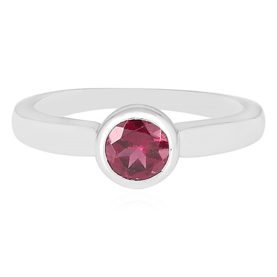 Bague en argent et Grenat Rhodolite