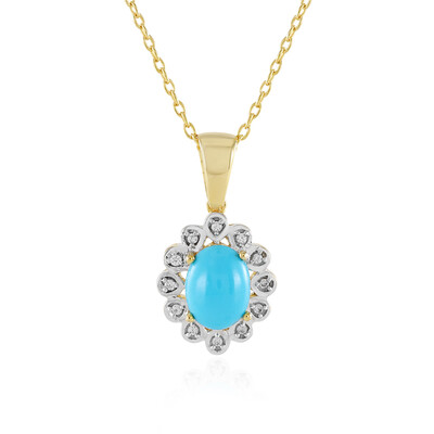 Collier en argent et Turquoise Sleeping Beauty