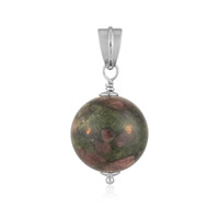 Pendentif en argent et Eudialyte