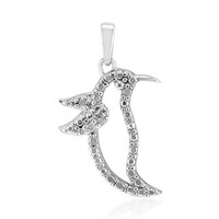 Pendentif en argent et Diamant I2 (I)