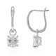 Boucles d'oreilles en argent et Topaze blanche