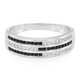 Bague en argent et Spinelle noir