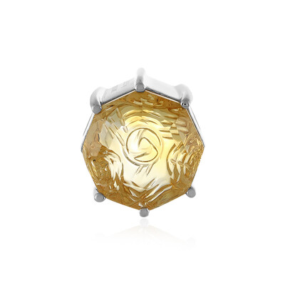 Pendentif en argent et Citrine (MONOSONO COLLECTION)