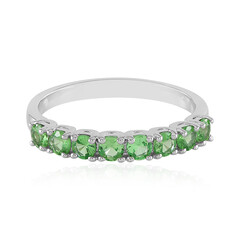 Bague en argent et Grenat Tsavorite