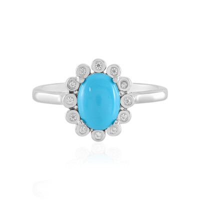 Bague en argent et Turquoise Sleeping Beauty (Faszination Türkis)