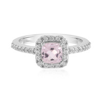 Bague en argent et Kunzite