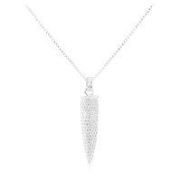 Collier en argent et Topaze blanche