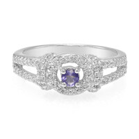 Bague en argent et Iolite de Ceylan