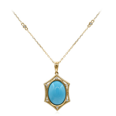 Collier en or et Turquoise Sleeping Beauty (CIRARI)